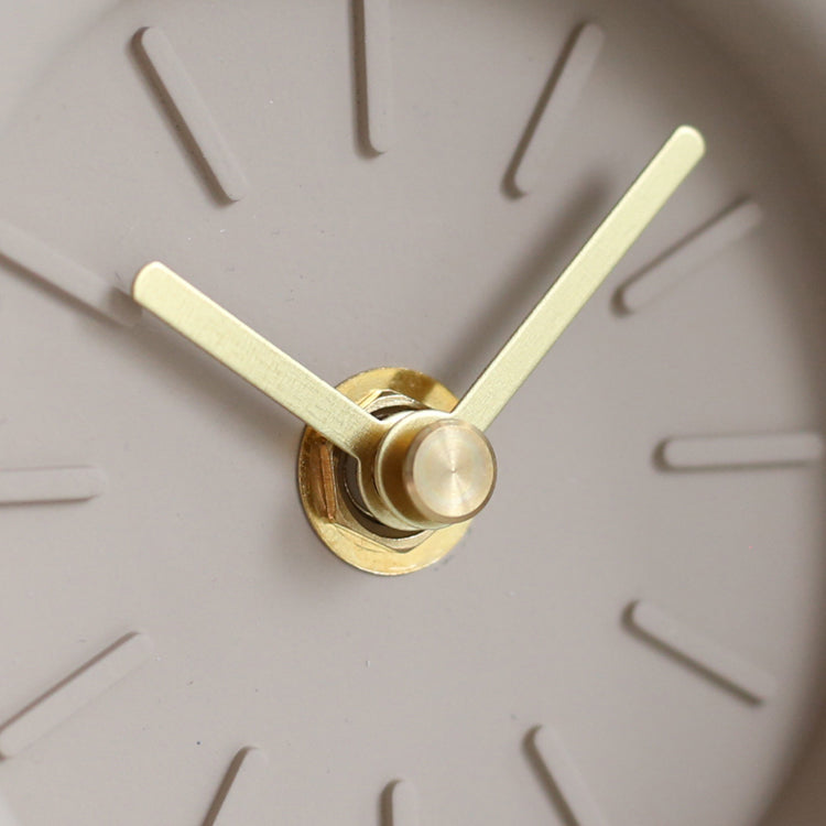 The Cement Desk Clock