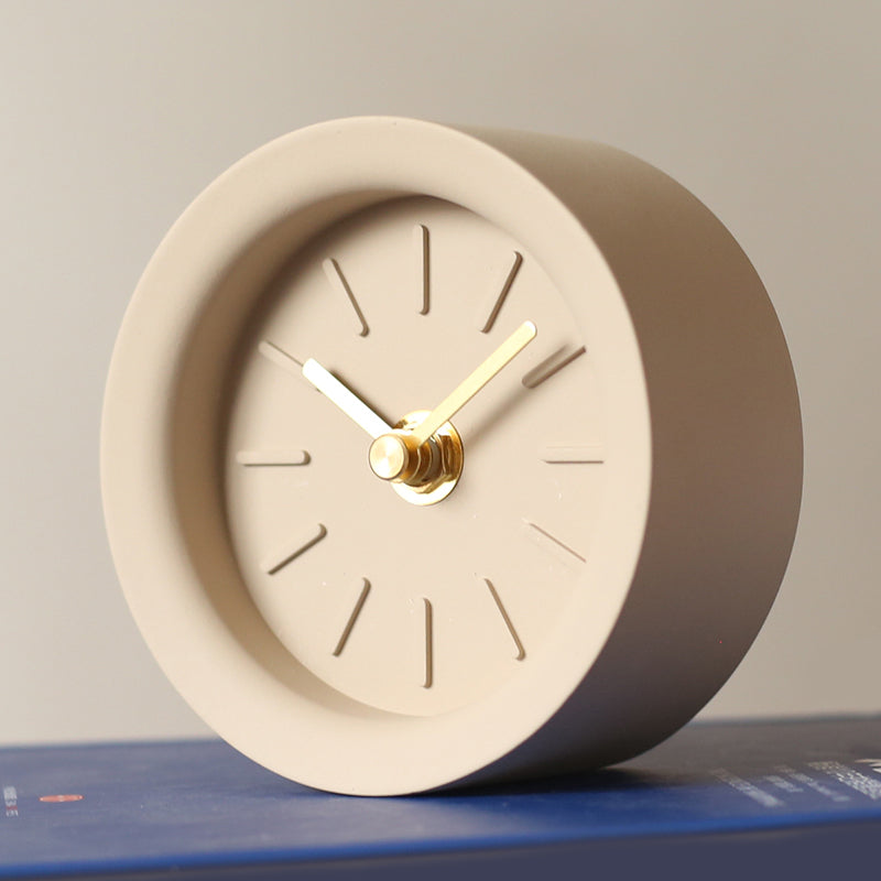 The Cement Desk Clock