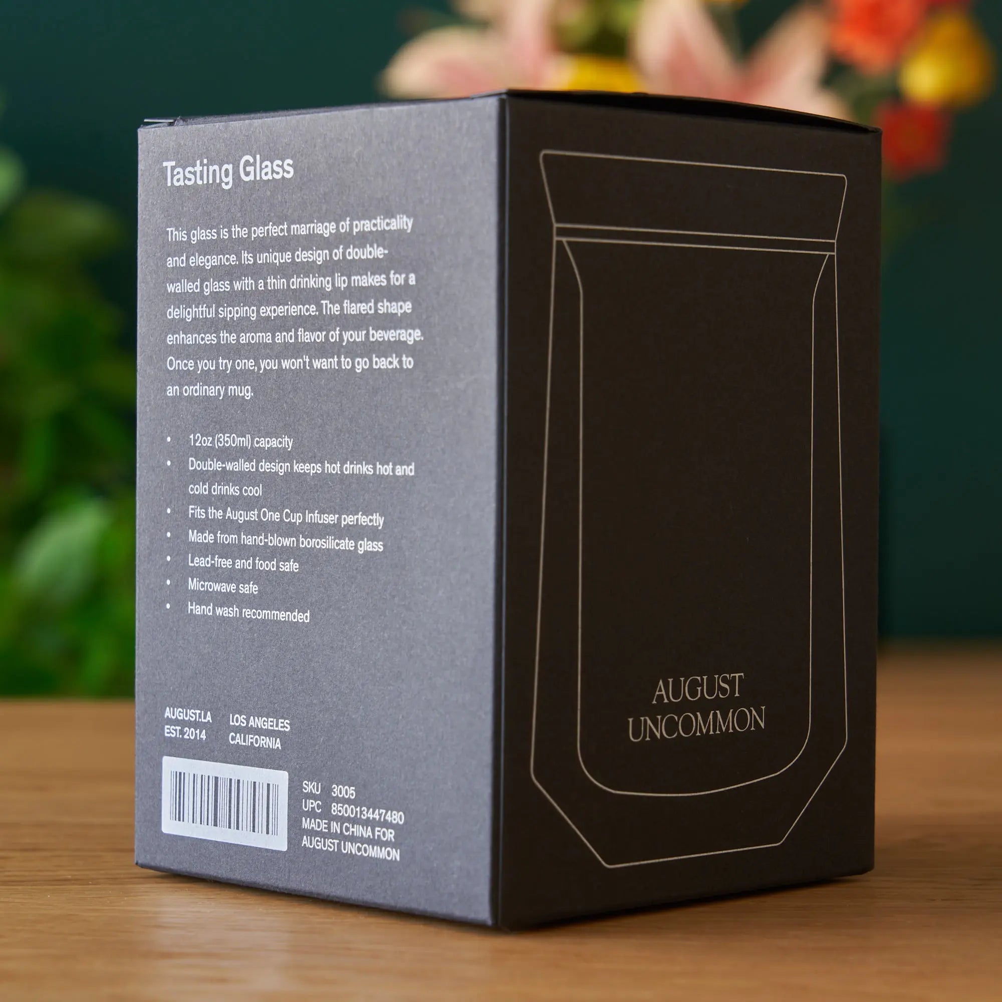 The Flared Tasting Glass | Double-Walled Borosilicate