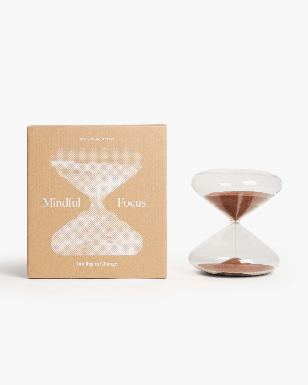 The 30-Minute Focus Hourglass | High-Clarity Glass