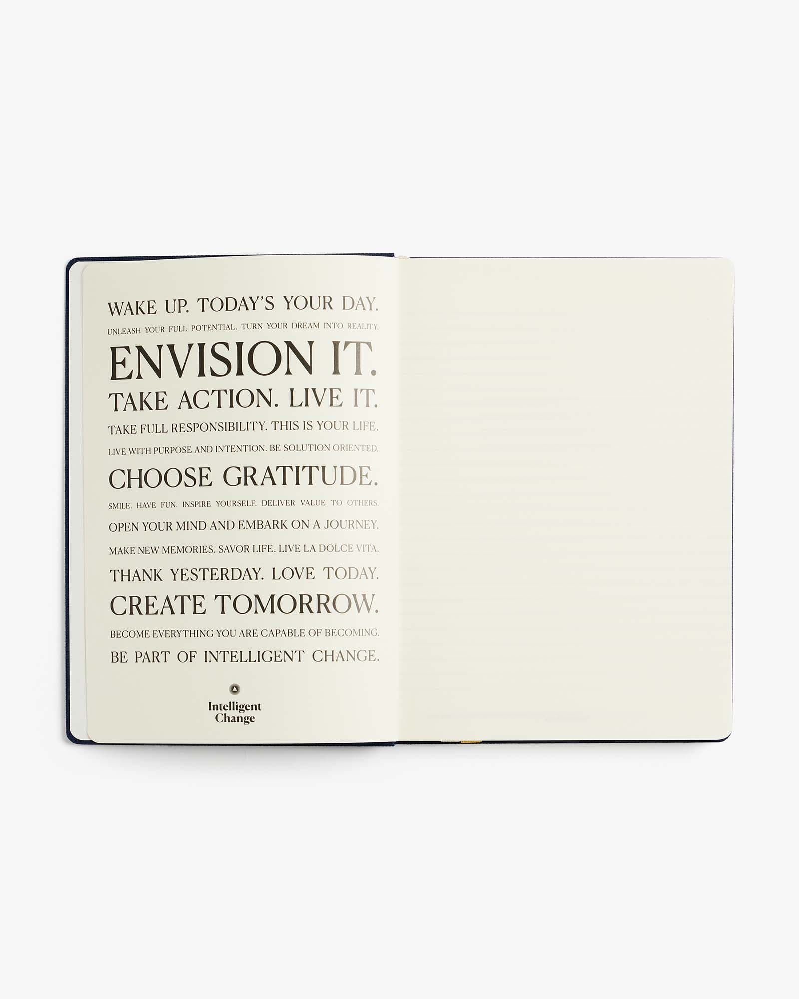 The Ruled Minimalist Notebook | Bound Linen Canvas