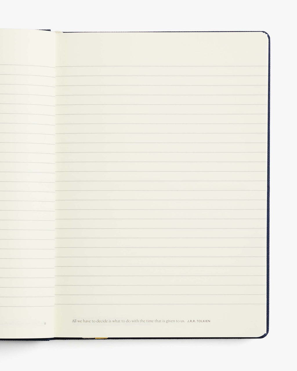The Ruled Minimalist Notebook | Bound Linen Canvas