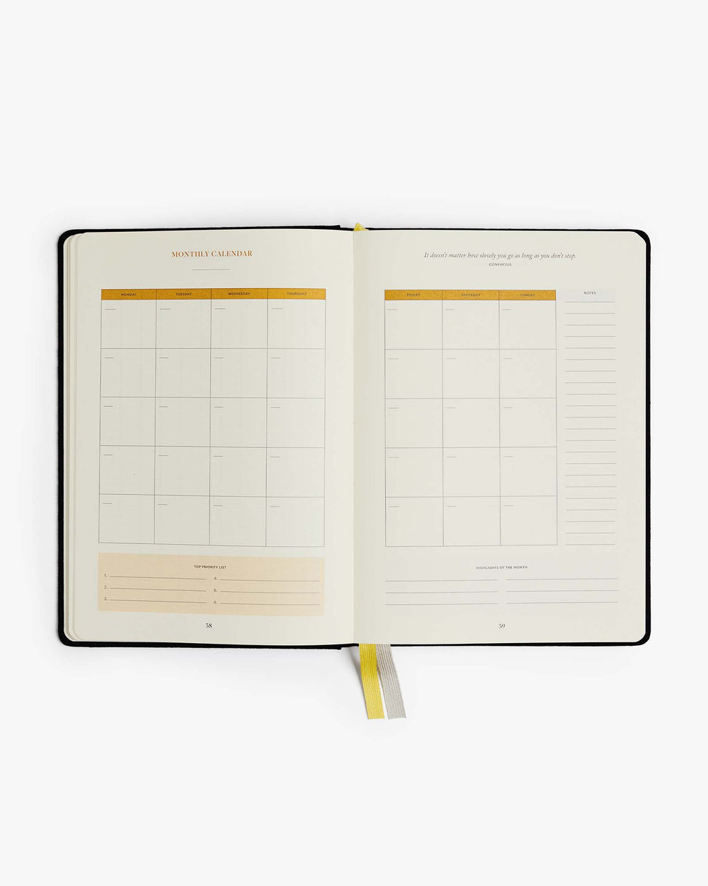 The Quarterly Focus Planner | Bound Linen Ledger