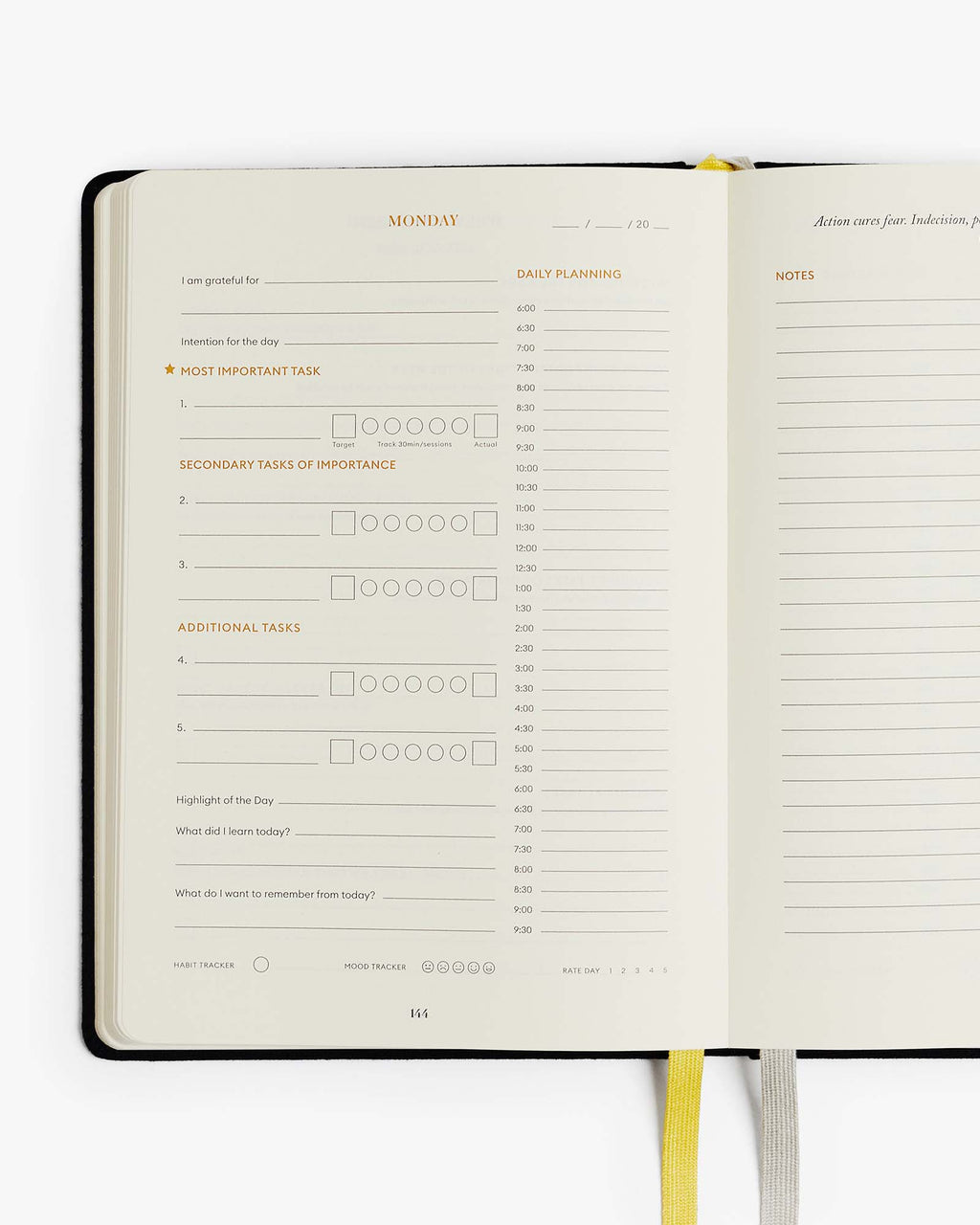 The Quarterly Focus Planner | Bound Linen Ledger