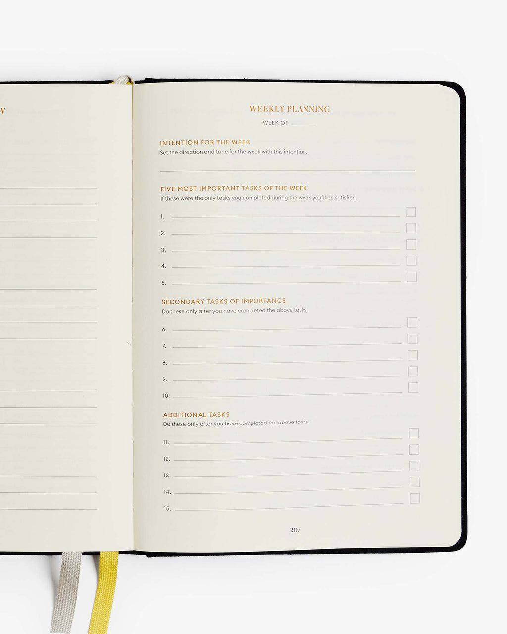The Quarterly Focus Planner | Bound Linen Ledger
