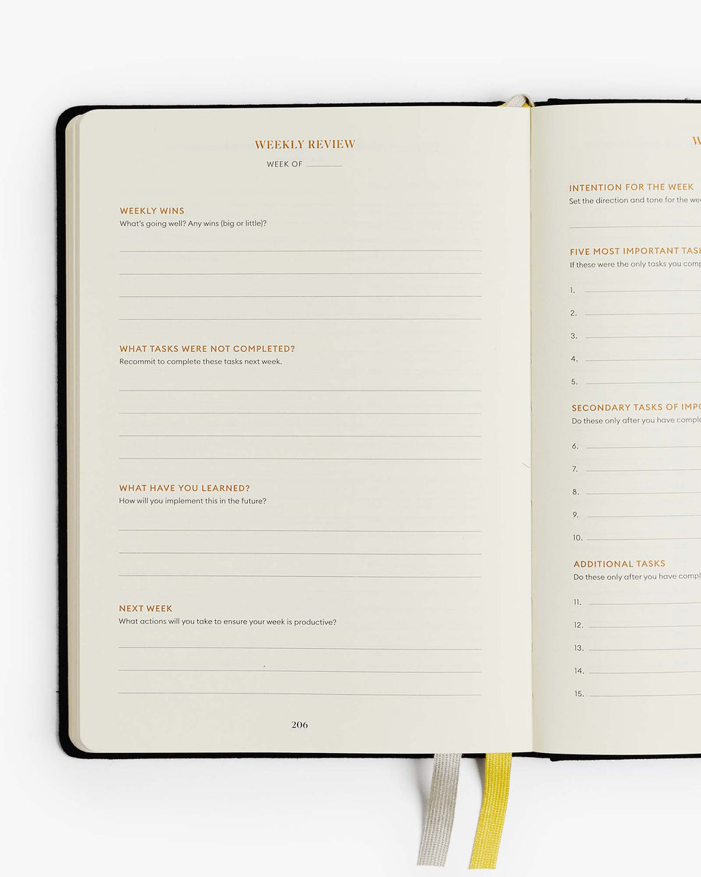 The Quarterly Focus Planner | Bound Linen Ledger