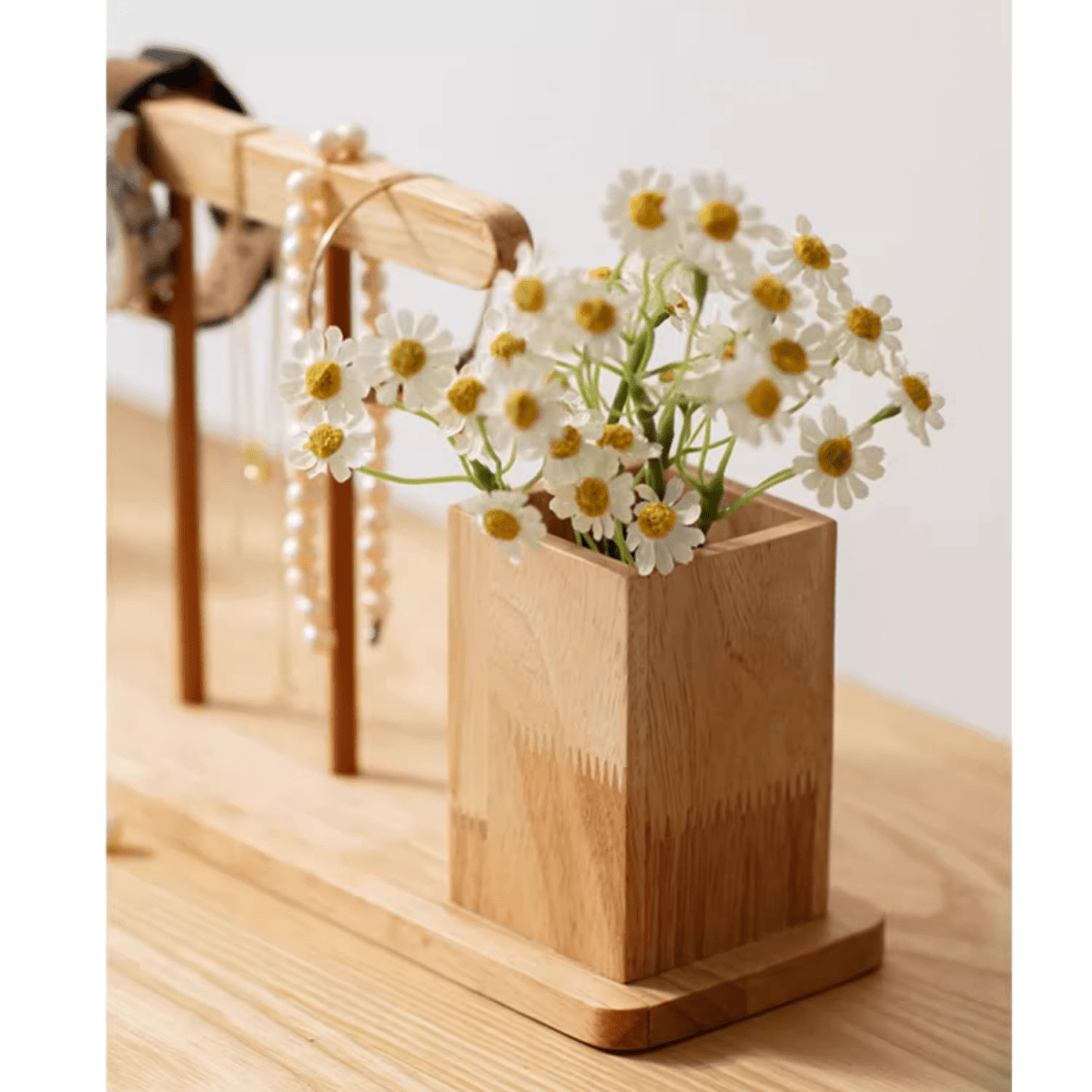 The Timeline Dock | Solid Wood Calendar & Pen Column