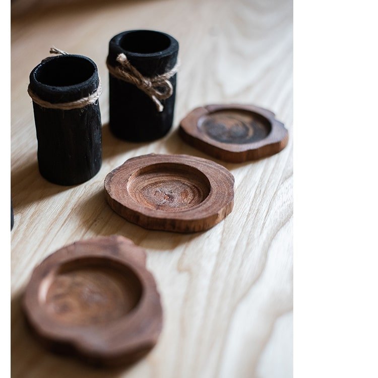 The Carbon Vessel | Organic Charcoal Desktop Planter