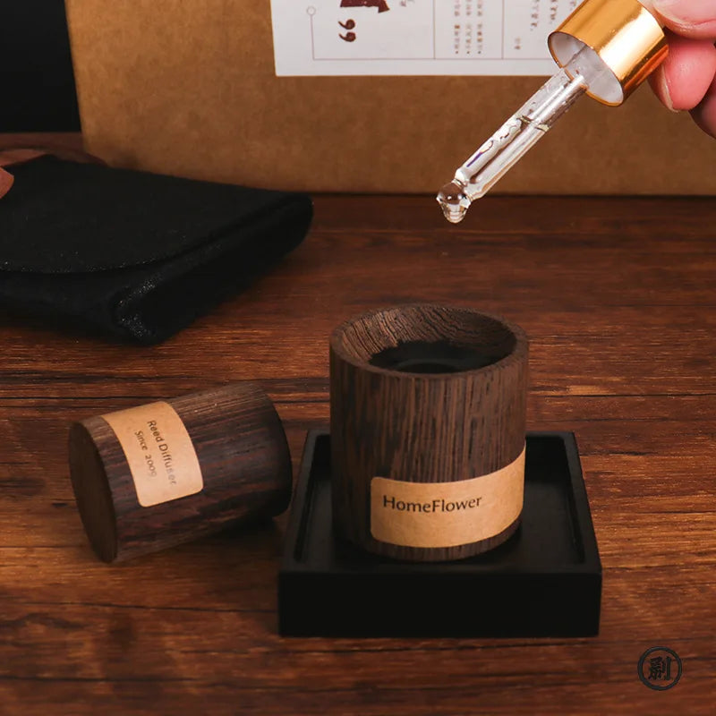 The Pillar Mist | Micro-Ultrasonic Walnut Diffuser
