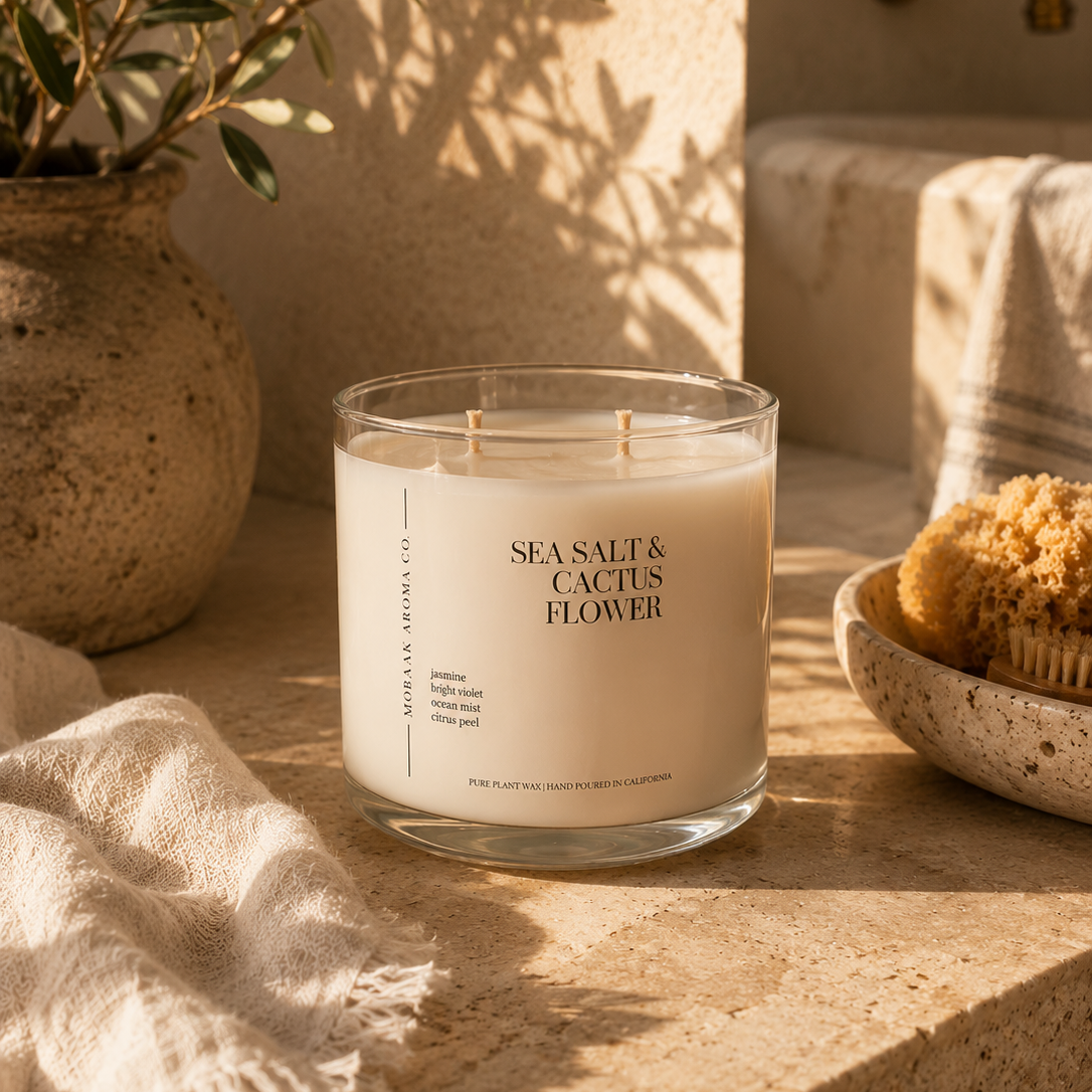 The Sea Salt & Cactus Flower Candle