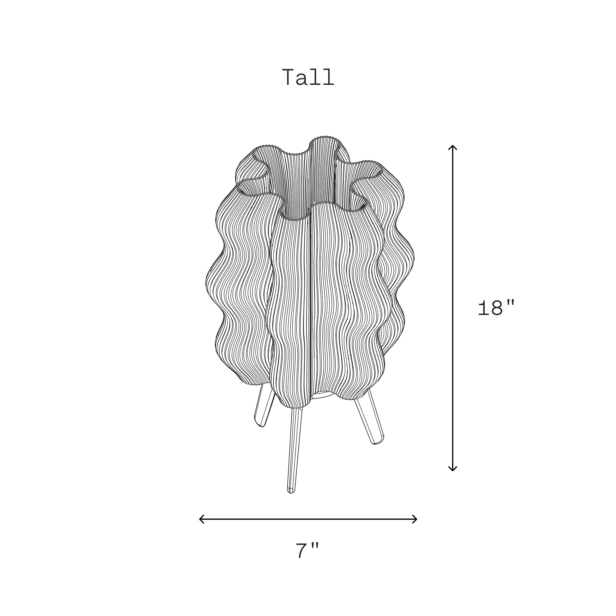 The Pleated Ambient Lamp