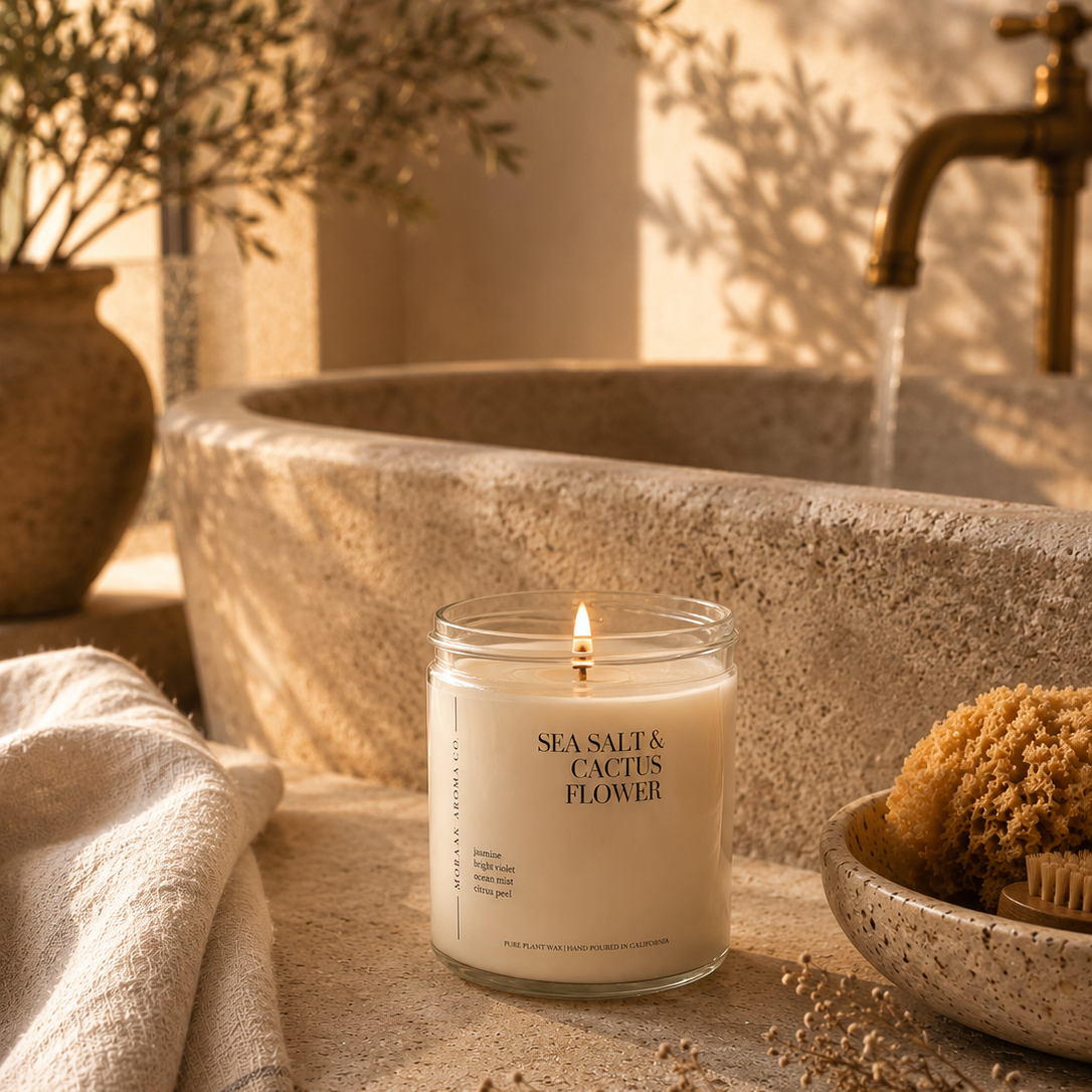 The Sea Salt & Cactus Flower Candle